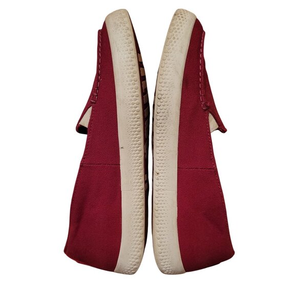 Fitflop Biomimetix Sunny Canvas Loafers Rio Pink Shoes 8.5 Comfort Red - Picture 4 of 9